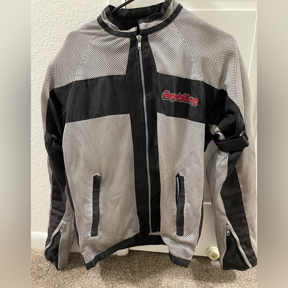 Vintage SpeedRag mesh armored summer jacket